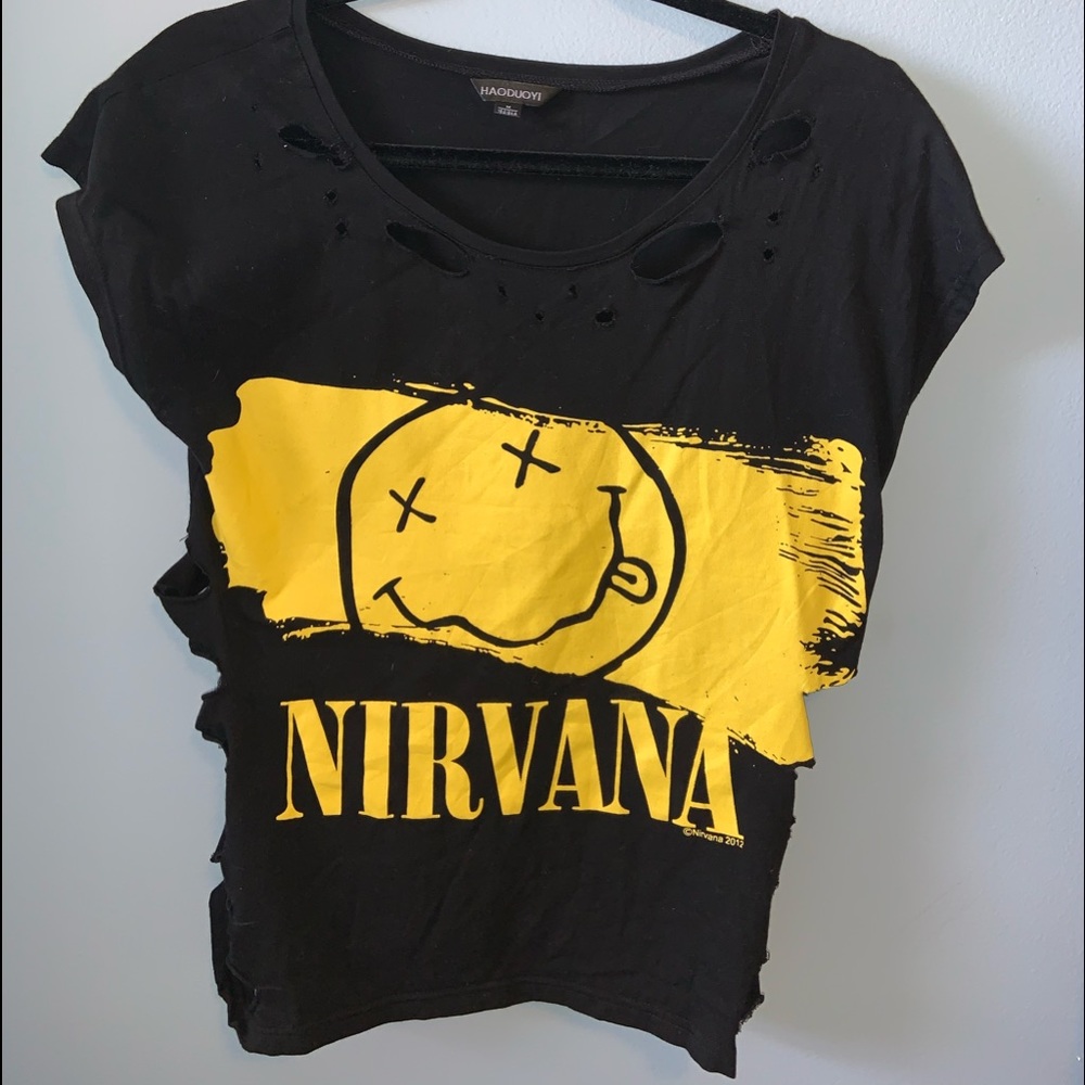 nirvana band T-shirt